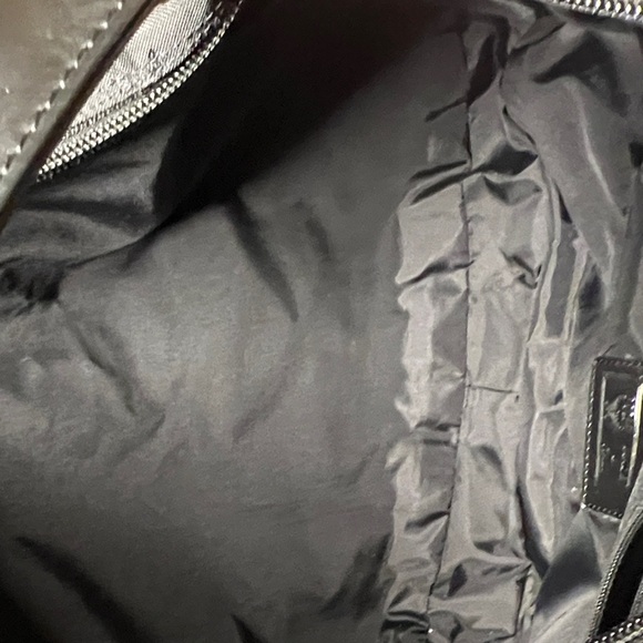 Vintage MCM Black Nylon Monogram Shoulder Bag - Picture 7 of 14